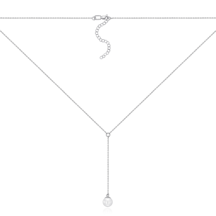 Золоте кольє з перлиною. Артикул F-K-2547-K/02/1779