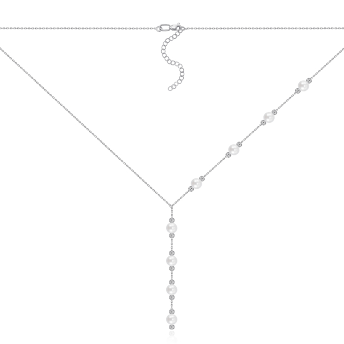Золоте кольє з перлами. Артикул F-K-2551-K/02/21050