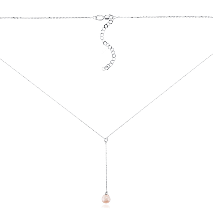 Золоте кольє з перлиною. Артикул F-K-4039-K/02/21053