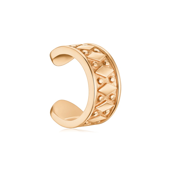 Золота сережка-кафа без вставки F-PE0028-05-E/01