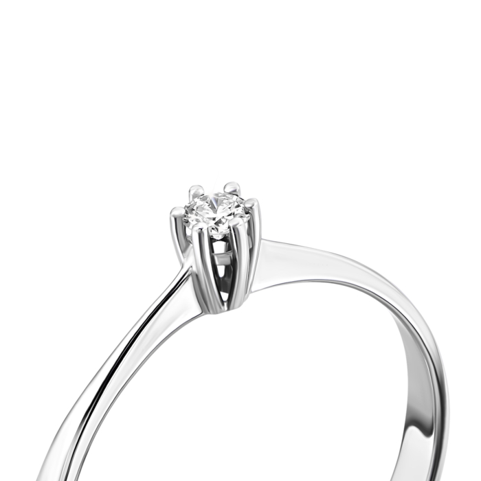 Золота каблучка з діамантом. Артикул UG5F211Б