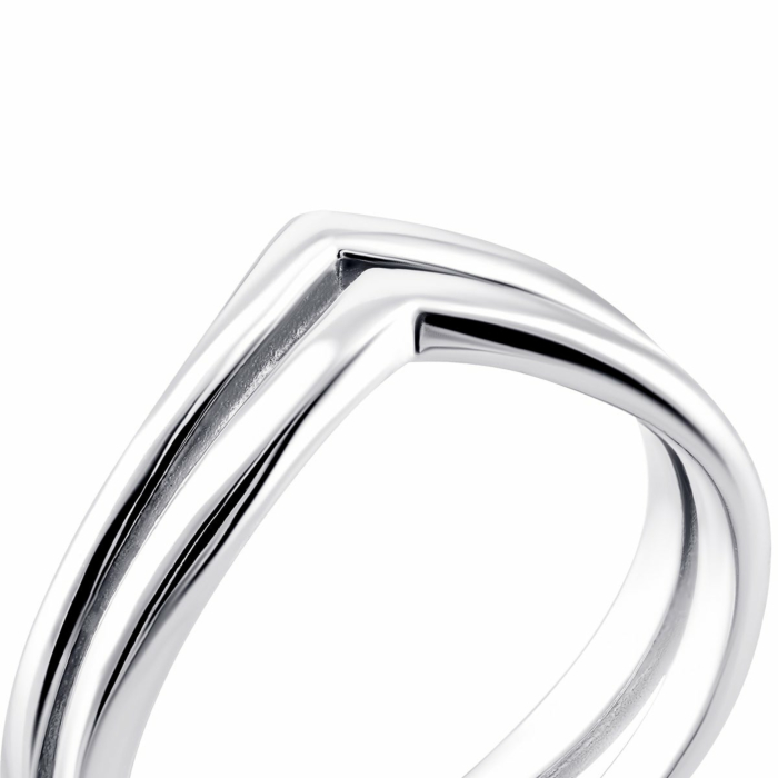 Фаланговое серебряное кольцо. Артикул UG5500001/2-Р