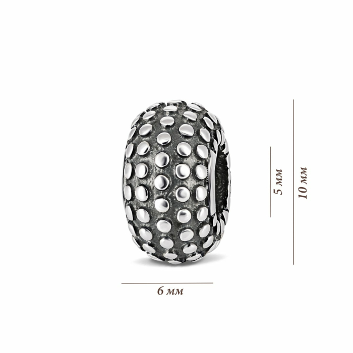 Серебряная бусина шарм. Артикул UG5FI14322