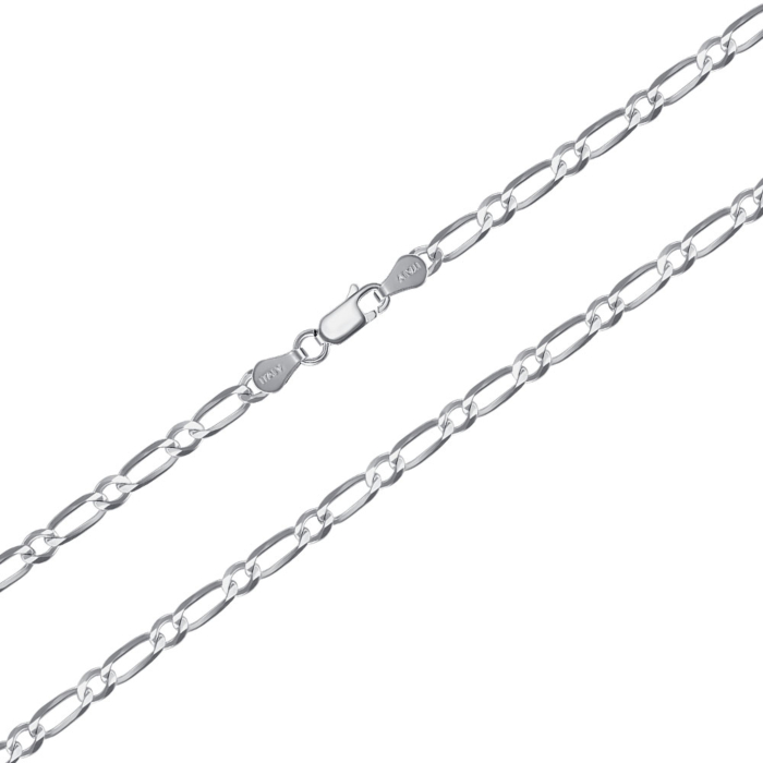 Серебряная цепочка. Артикул 071 S. FLAT-1-L/12