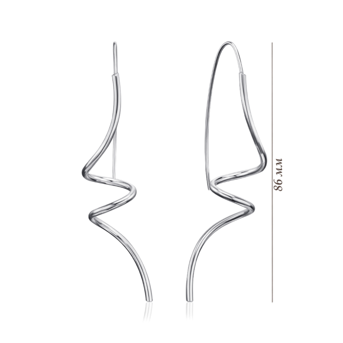 Серебряные серьги. Артикул OF036-0063-E/12