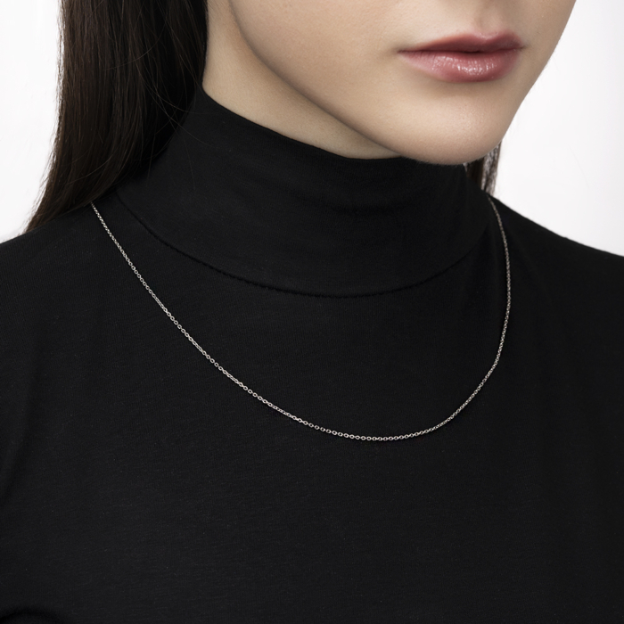 Срібний ланцюжок. Артикул FORZ D/C 035 Rod-L/12