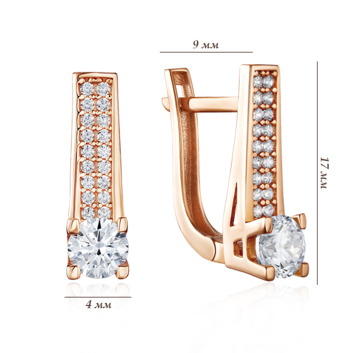 Золоті сережки. Артикул G-1628-E/01/1