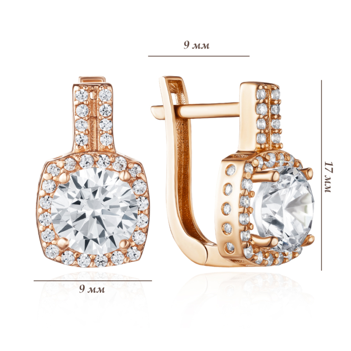 Золоті сережки. Артикул G-1651-E/01/1