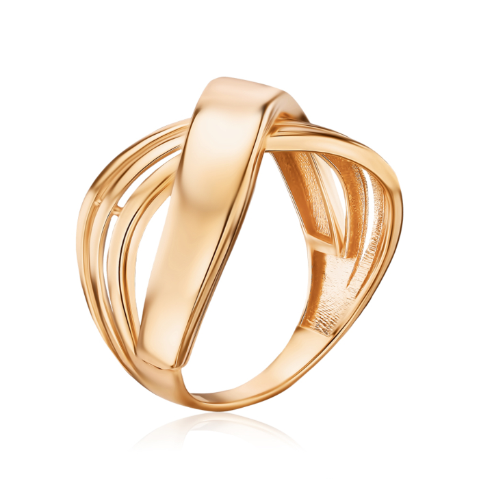 Золота каблучка без вставки G-1671-R/01