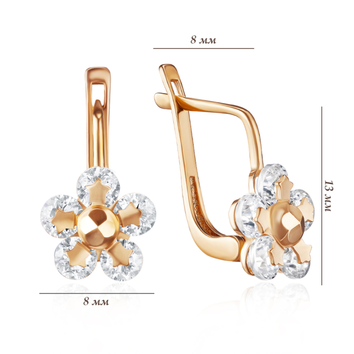 Золоті сережки. Артикул G-184-E/01/1