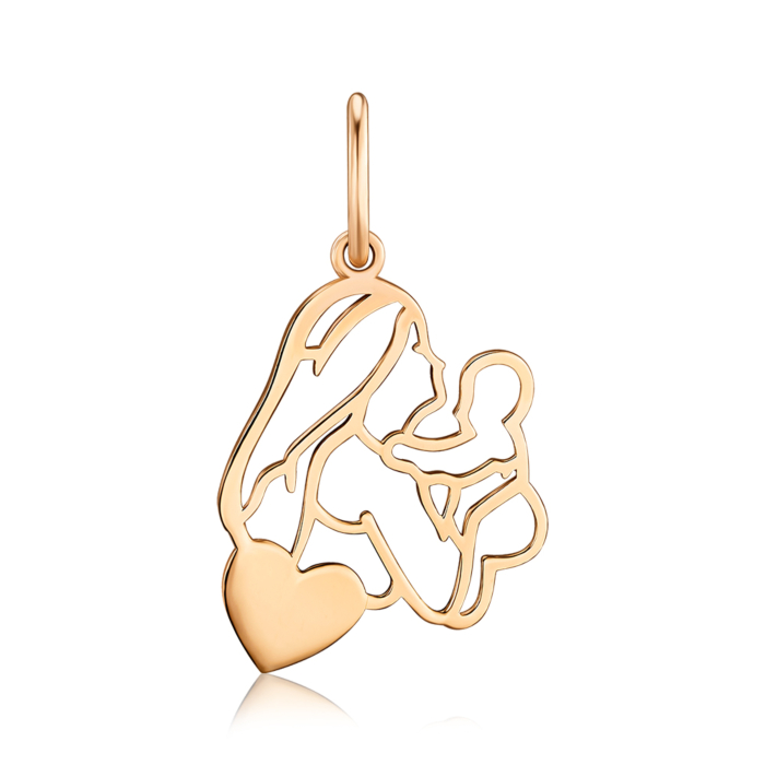 Золота підвіска без вставки G-1883-P/01