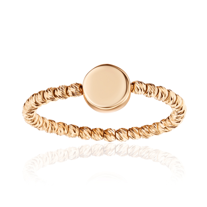 Золота каблучка без вставки G-2079-R/01