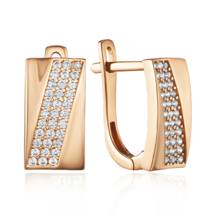 Золотые серьги. Артикул G-2386-E/01/1