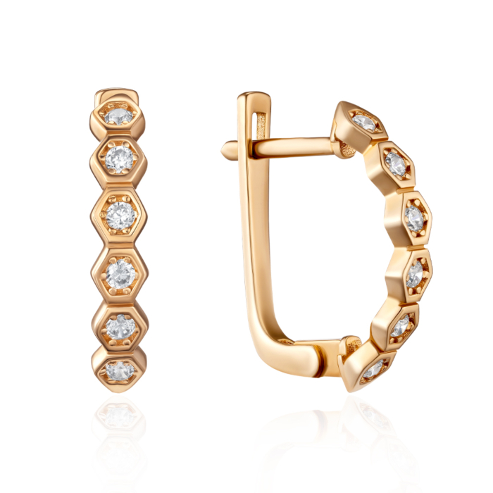 Золоті сережки. Артикул G-2854-E/01/1