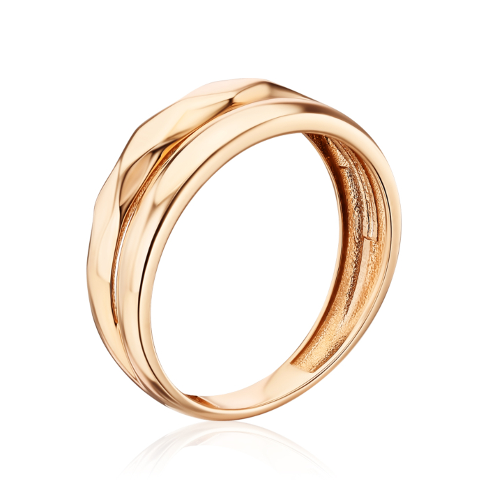 Золотое кольцо без вставки G-2860-R/01