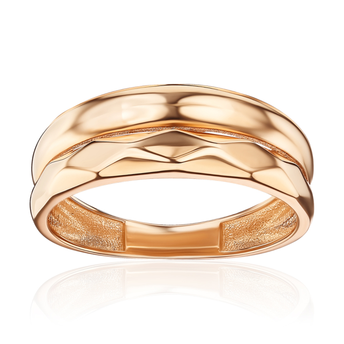 Золотое кольцо без вставки G-2860-R/01