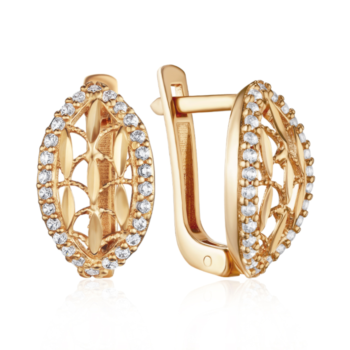 Золотые серьги. Артикул G-2896-E/01/1