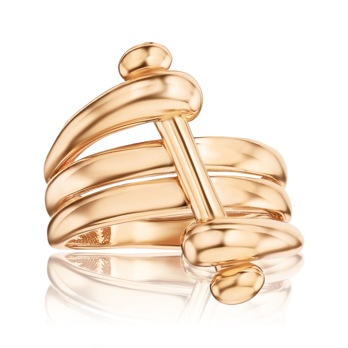 Золота каблучка без вставки G-3287-R/01