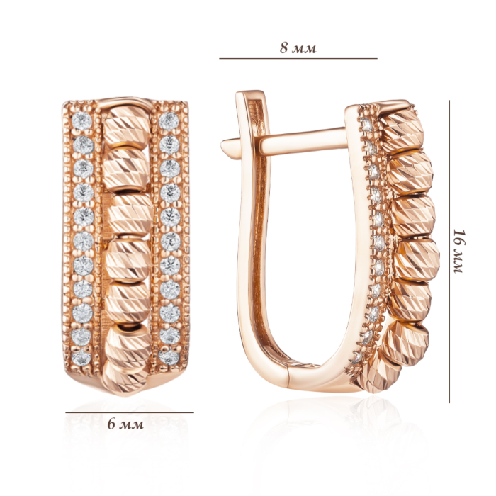 Золоті сережки. Артикул G-3303-E/01/1