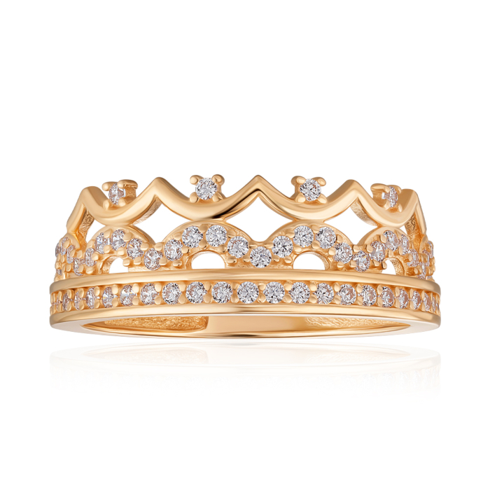 Золота каблучка Корона. Артикул G-3361-R/01/1
