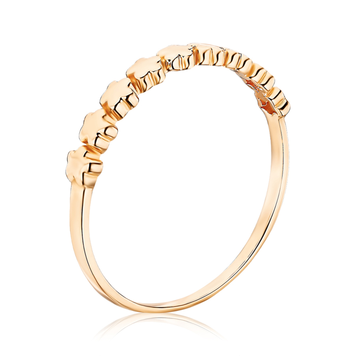 Золота каблучка без вставки G-3966-R/01