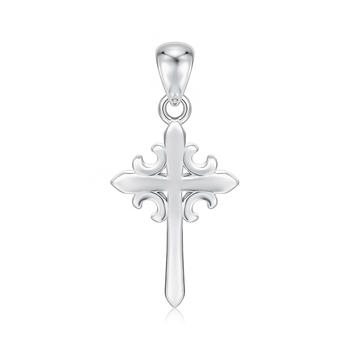 Срібний хрестик. Артикул G00008-P/12