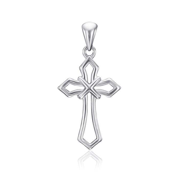 Срібний хрестик. Артикул G00022-P/12