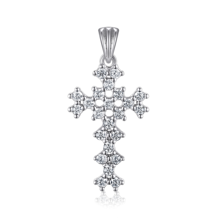 Срібний хрестик. Артикул G00023-P/12/1