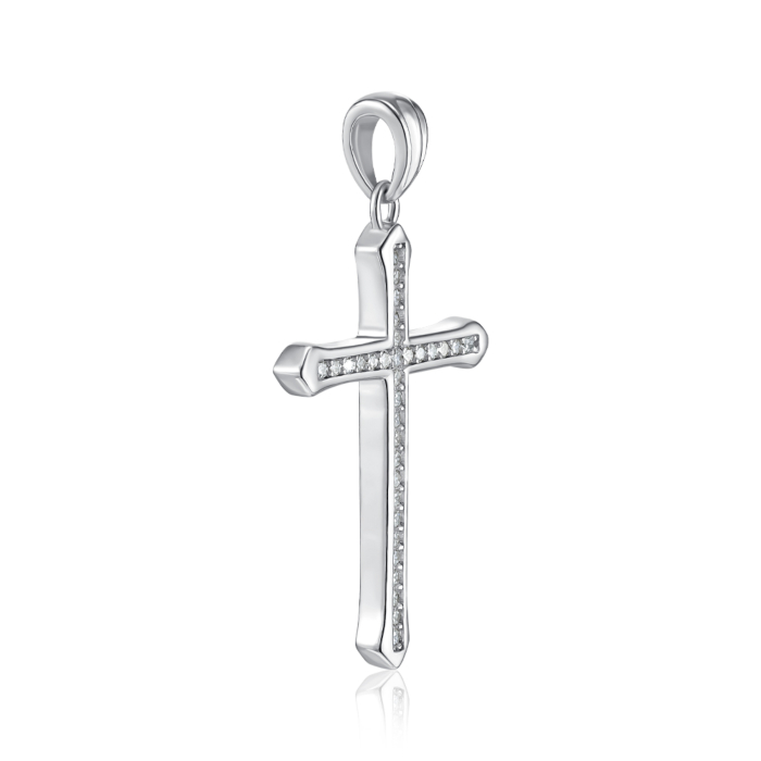 Срібний хрестик. Артикул G00026-P/12/1