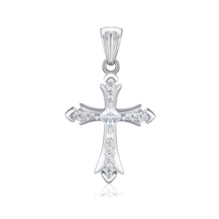 Срібний хрестик. Артикул G00040-P/12/1