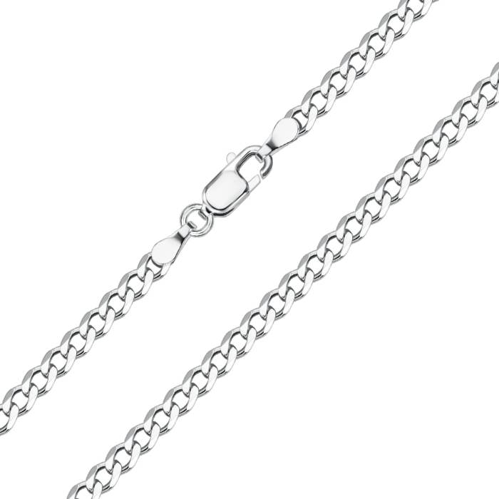 Срібний ланцюжок гурмет GDE SF 080 Rod-L/12