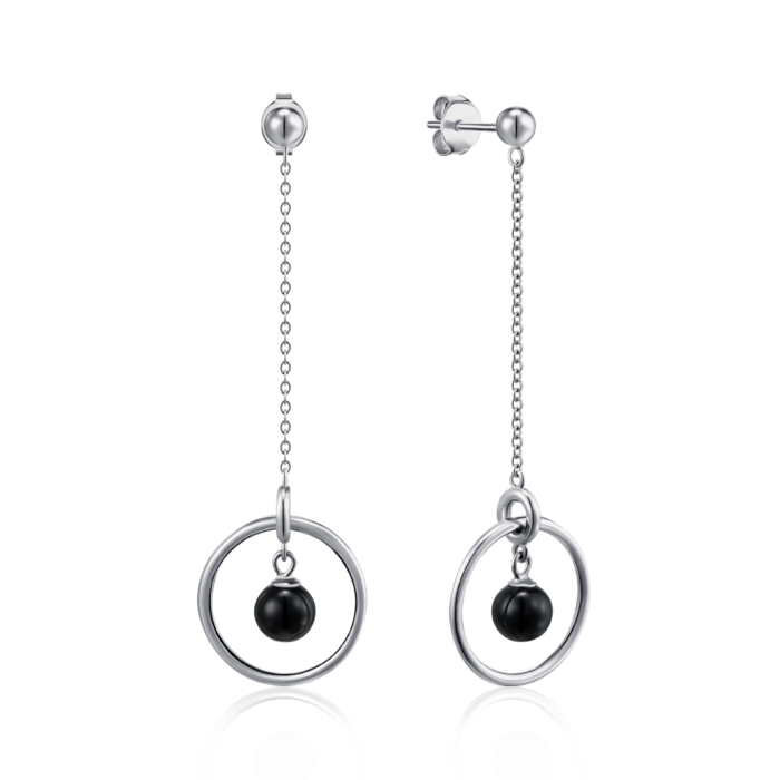 Серебряные серьги. Артикул GE02243A-E/12/4590