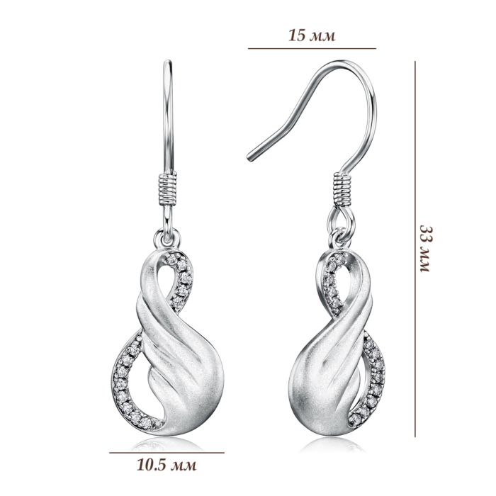 Срібні сережки GE14410A-E/12/1