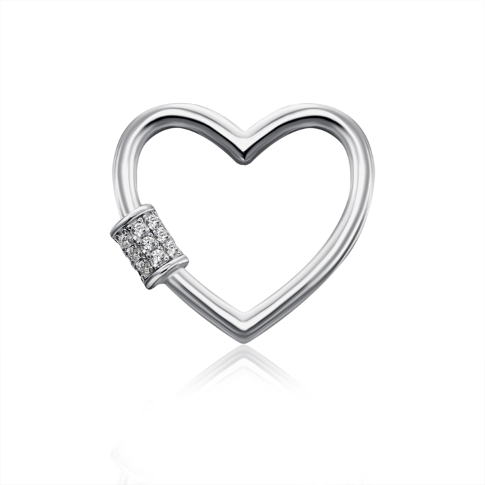 Срібна підвіска з фіанітами. Артикул GP01769A-P/12/1