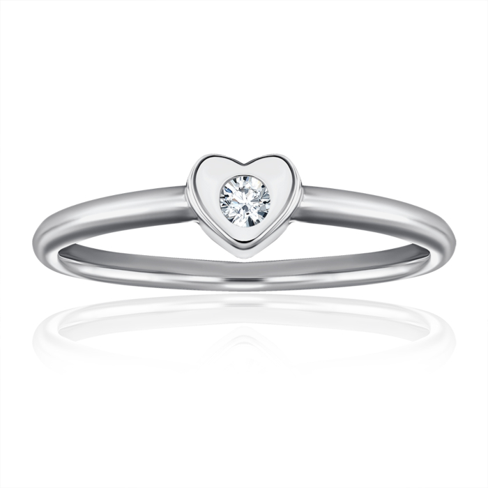 Серебряное кольцо с фианитом. Артикул GR02645A-R/12/1