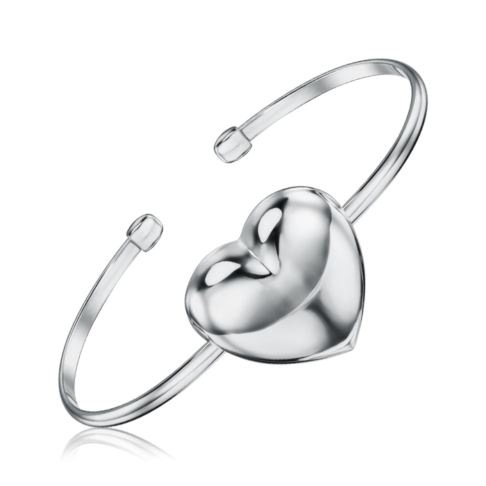 Срібний браслет без вставки BTBXD000083-B/12