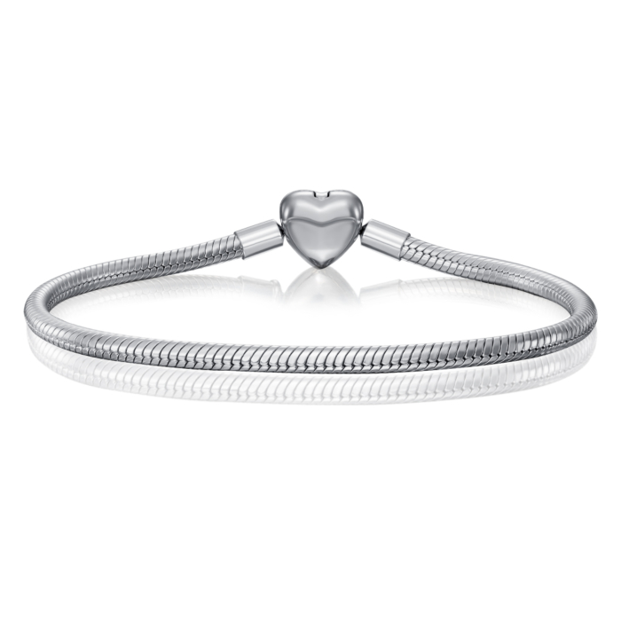 Срібний браслет. Артикул HC-065-17CM-S-B/12