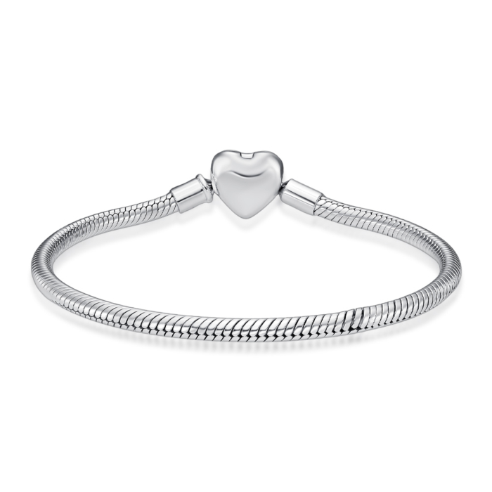 Срібний браслет. Артикул HC-065-18CM-S-B/12