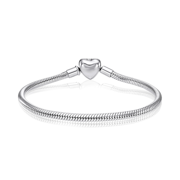 Срібний браслет без вставки. Артикул HC-065-19CM-S-B/12