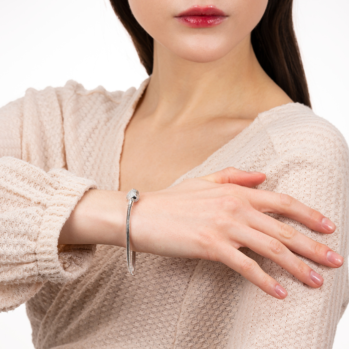 Срібний браслет. Артикул HC-154-18CM-S-B/12/1