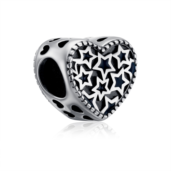 Срібна намистина-шарм. Артикул HE-1284-D-P/12/389