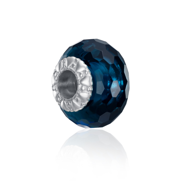 Срібна намистина-шарм. Артикул HGPL-103-BL-P/12/4651