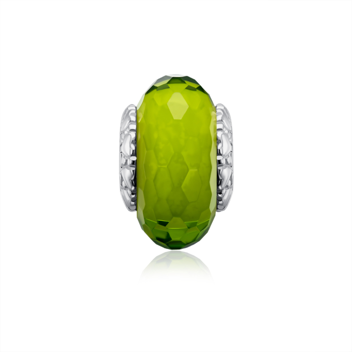 Срібна намистина-шарм. Артикул HGPL-103-G-P/12/4662