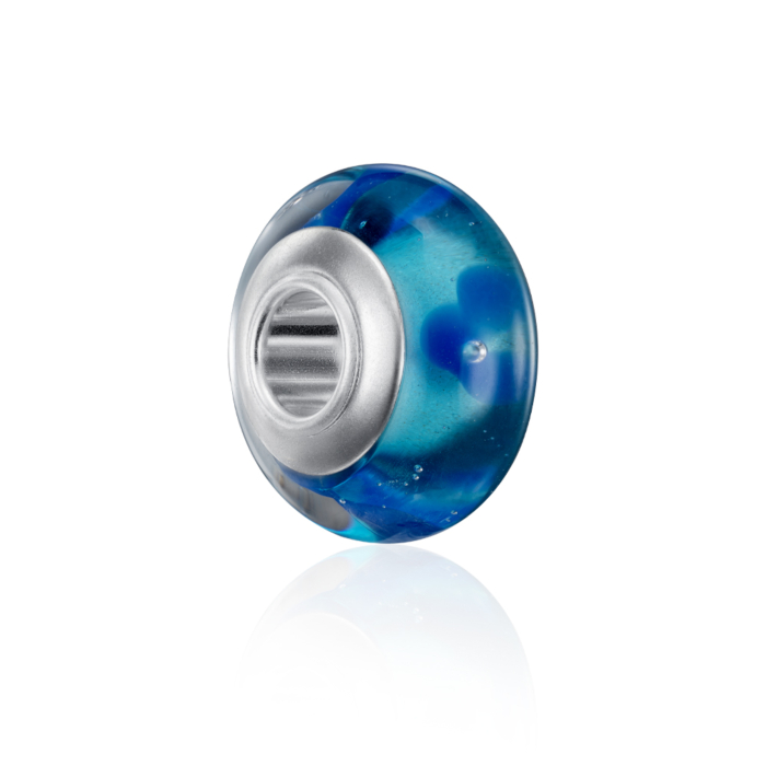 Срібна намистина-шарм. Артикул HGS-397-BL-P/12/4647