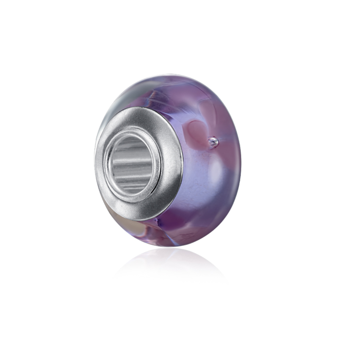 Срібна намистина-шарм. Артикул HGS-397-PU-P/12/4671