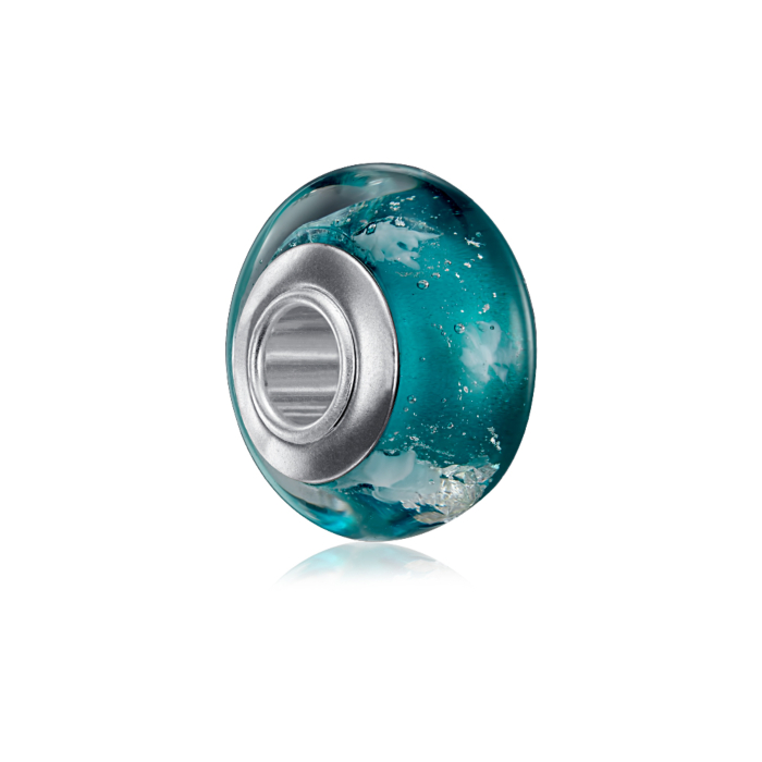 Срібна намистина-шарм. Артикул HGS-554-G-P/12/4679