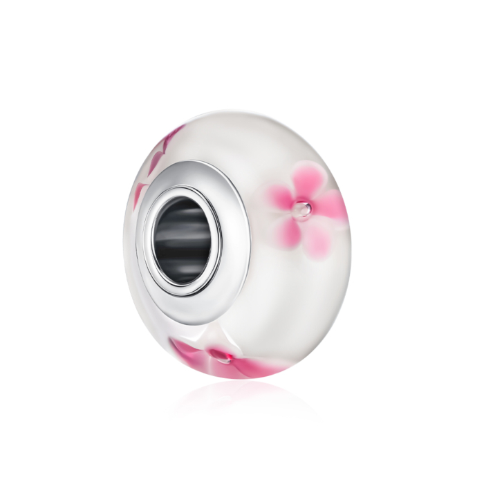 Серебряная бусина-шарм HGS-645-L-P-P/12/4647