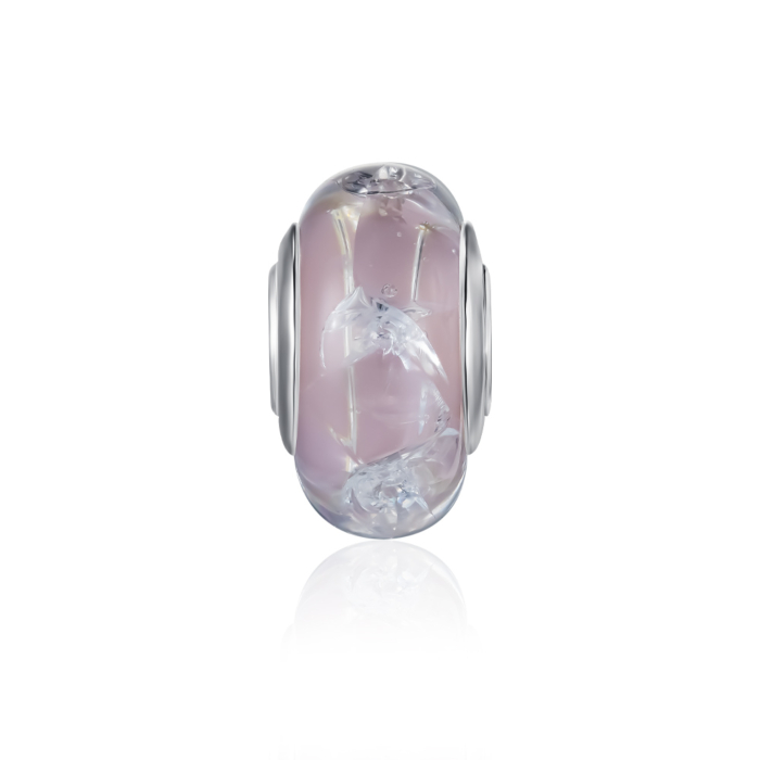 Срібна намистина-шарм. Артикул HGS-654-P-P/12/4655