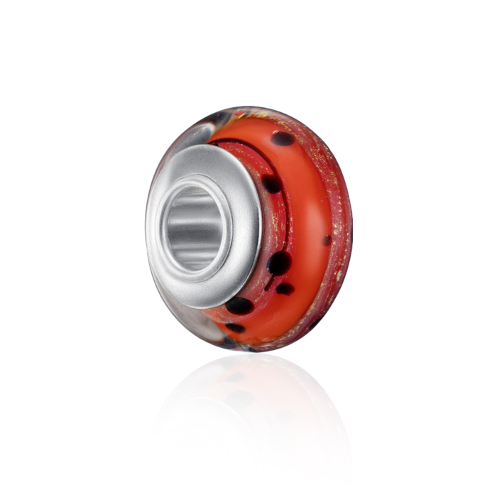 Срібна намистина-шарм. Артикул HGS-682-P/12/4647