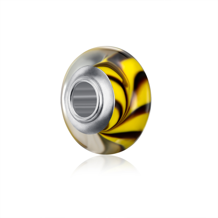 Срібна намистина-шарм. Артикул HGS-703-P/12/4647